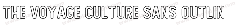 The Voyage Culture Sans Outline字体转换